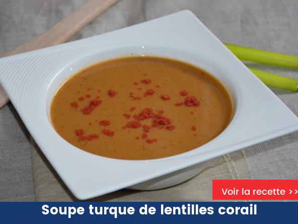 Soupe turque de lentilles corail